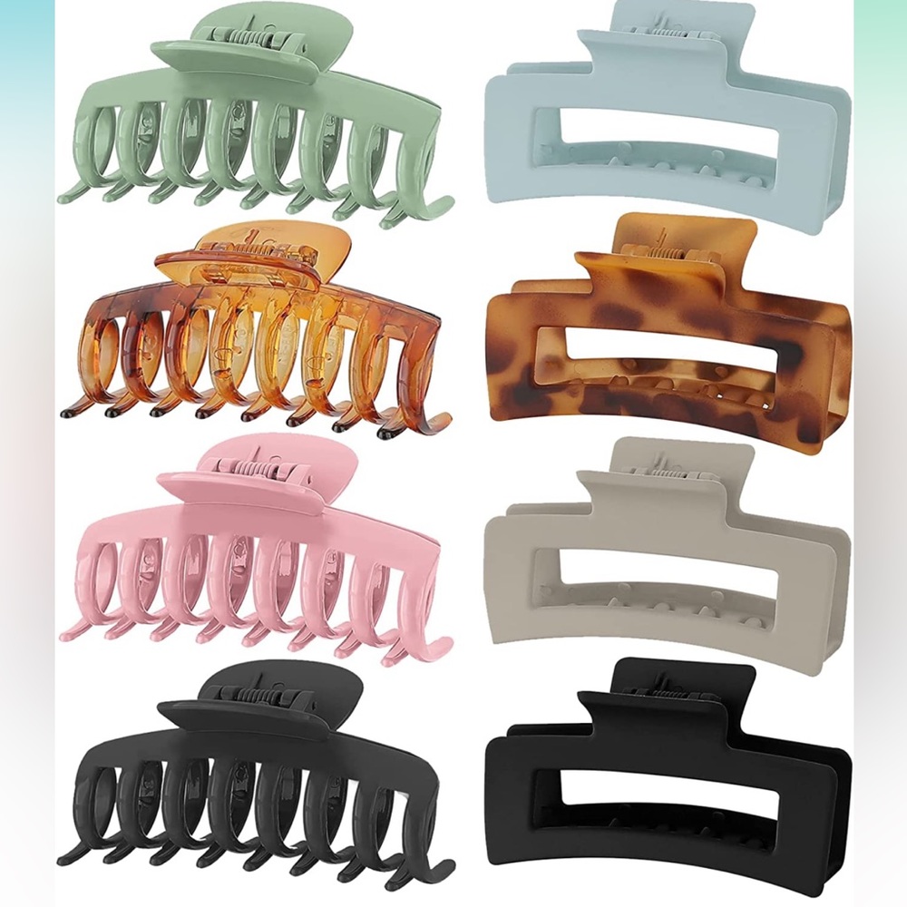 NIB 8 color Lolalet Claw Clip Pack